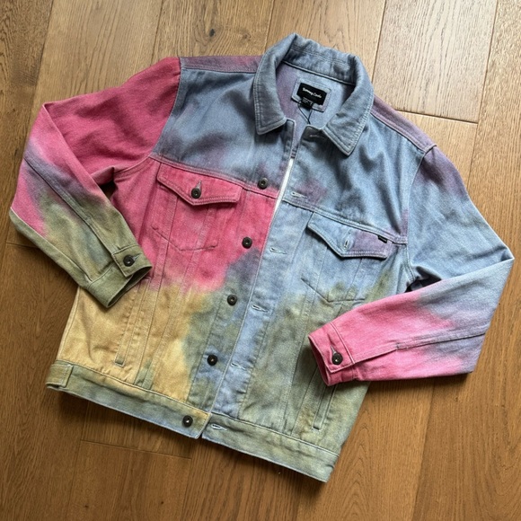 Barney Cools Unisex Tie Dye B.Rigid Denim Jean Jacket - Men’s Size M - NWOT - Picture 2 of 10